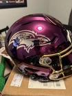Ray Lewis Signed Speedflex Helmet Chrome, Baltimore Ravens, Beckett HOF