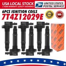 6pcs Ignition Coil Kit For 2015-2017 Ford F-150 3.5L V6 7T4Z-12029-E New