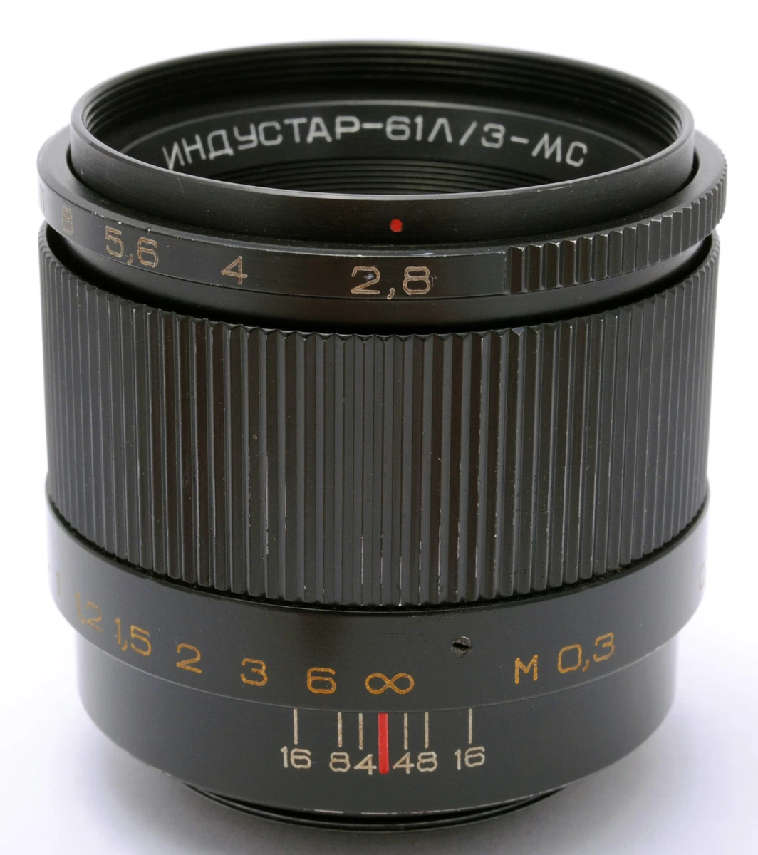 INDUSTAR 61 L/Z LZ 61L/Z MC 50mm f2.8 MACRO USSR Lens M42 EOS
