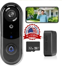 Camara Timbre Ring Para Exterior Diseño Compacto Requiere Cable 1080p HD NEUVO.