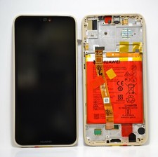 LCD originale Huawei P20 Lite ANE-LX1 con batteria oro 02351WRN
