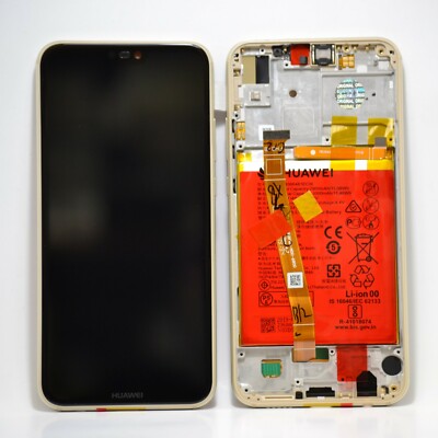 Original Huawei P20 Lite ANE-LX1 LCD mit Akku Gold 02351WRN