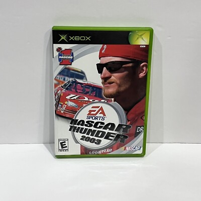 NASCAR Thunder 2003 Microsoft Xbox Original Tested Working CIB