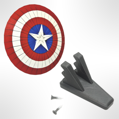 Wall Mount Display Bracket for Lego 76262 Captain America's Shield