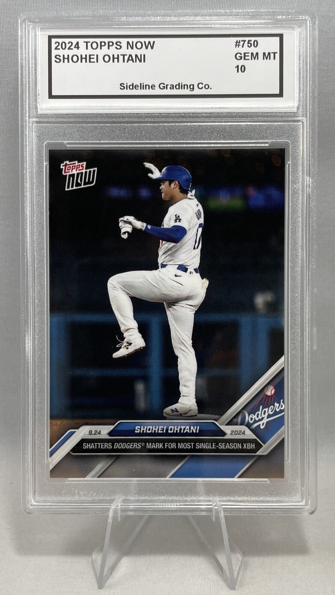 大谷翔平 2024 TOPPS BIG LEAGUE GEM MINT 10 Shohei Ohtani Graded Gem Mint 10 2024 Topps Now Dodgers 95th