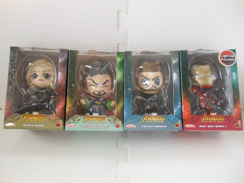 Lote Hot Toys Cosbaby Marvel Avengers Endgame Infinity War Capitán América Hulk Foto 2 de 4