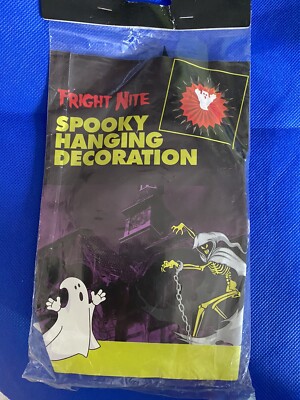 NEU Halloween Fright Nite Spooky Hängedeko - Geist Party Deko