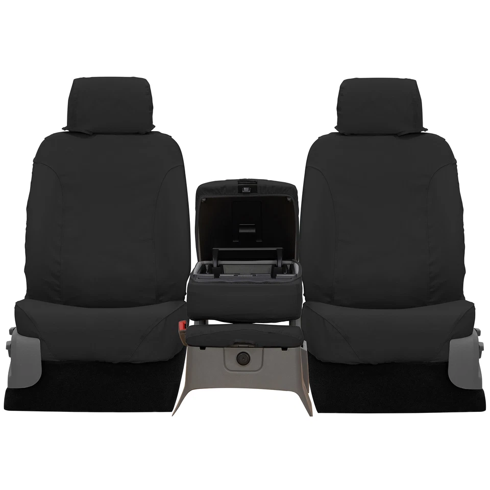 Fundas de asiento Covercraft de polialgodón primera fila para Ford F-250/F-350/F-450/F-550 Foto 2 de 4
