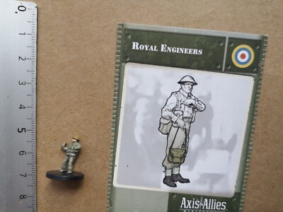Miniature Axis & Allies Royal Engineers 13/48 - Avec Carte G171 - Occasion