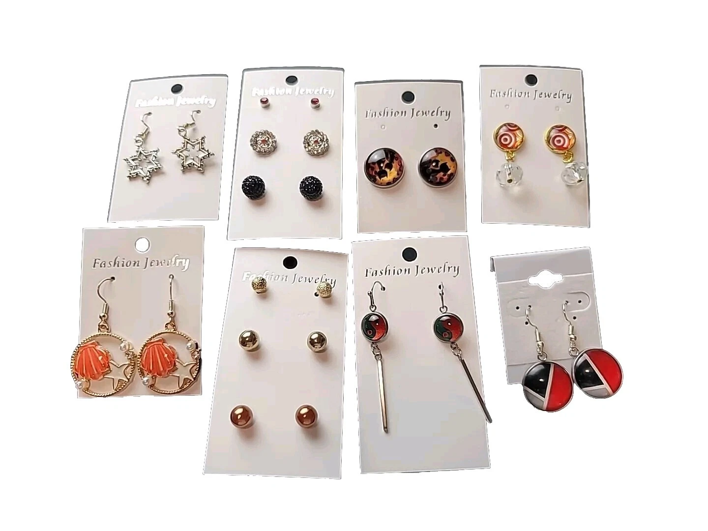 Glass Stud Fashion Earrings