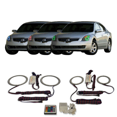 RGB Multi Color IR Headlight Halo kit for Nissan Altima 07-09