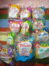 1997 McDonald's "Jungle Book" Happy Meal Toys - Complete set of 6 SEALED plus 5 