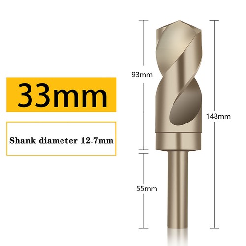 HSS-Co 6542 Twist Drill Bits 1/2 Shank Dia.Hardplate Wood Metal Steel Cutting - Picture 47 of 50