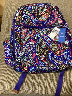 Vera Bradley Lighten Up Grand Backpack Petite Paisley NWT | eBay display picture 1