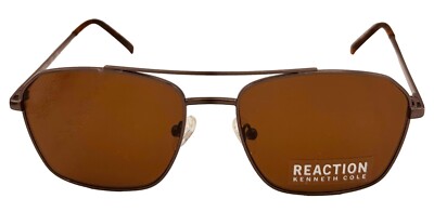 Kenneth Cole Reaction Mens Sunglass Shiny Black Rec Metal  display picture 2