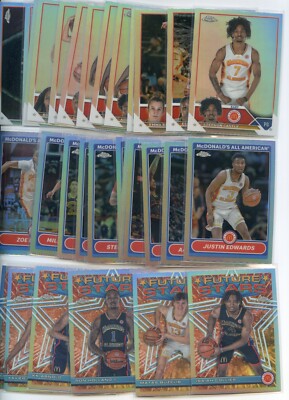 2023 Topps Chrome McDonald's All-American PICK YOUR CARD REFRACTOR + INSERT Set