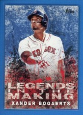 2018 Topps Update Series Legends in the Making BLUE #LITM-23 Xander Bogaerts