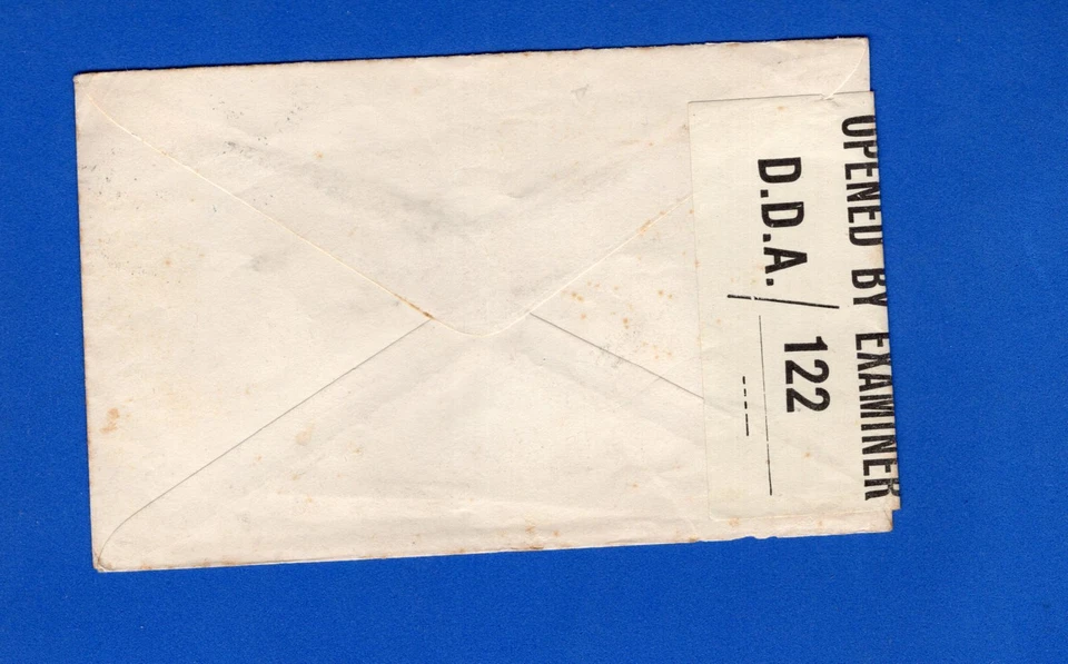 NEW ZEALAND TO AUSTRALIA, CENSORED COVER, 1944, ALBERT CANCEL, VF - Image 2 of 2