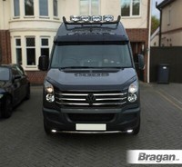 DachträGer C FüR Volkswagen Crafter Medium 2014 - 2017 Hoch Edelstahl - Schwarz