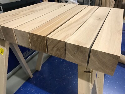 Massive Tischbeine- Balken Holz Eiche 100x100x750 mmTischbein, Kantholz