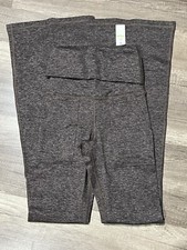 LARGE SHORT OFFLINE By Aerie The Hugger High Waisted Foldover Flare Legging