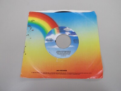 John Schneider - You're The Last Thing I Needed Tonight / One More Night - EX