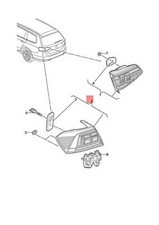 Feu arrière Volkswagen SANTANA