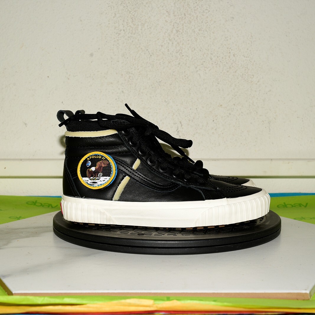 VANS Sk8-Hi MTE x NASA Voyager Black Shoes Hi Top Men US 6/ Women