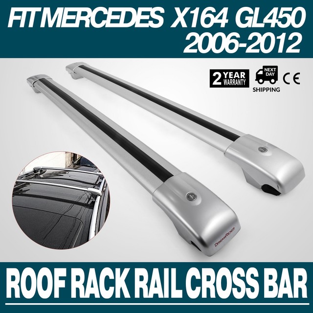 Black Roof Rack For Mercedes Benz X164 GL450 20062012 Aluminum Set