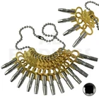 SET OF 14 POCKET WATCH KEYS SIZE 00-12 TOOLS WINDER VINTAGE WINDER KEY