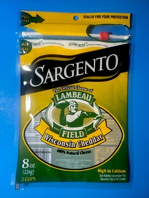 2003 Sargento Official Cheese Of Lambeau Field Package; Sealed, LTD Print, Rare!