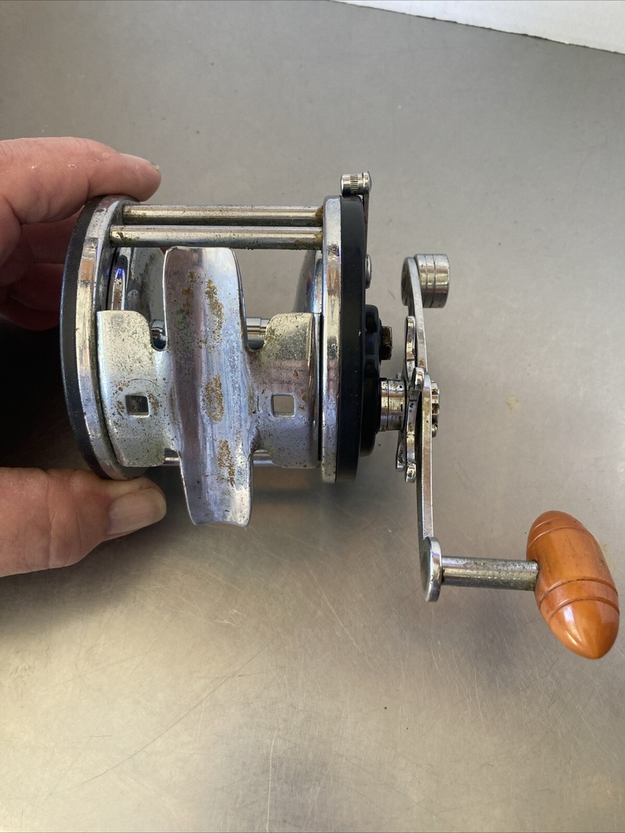 Moulinet Penn Long Beach N°65 Vintage – Pêche En Mer Eau Salée – Fabriqué USA Avec Manuel