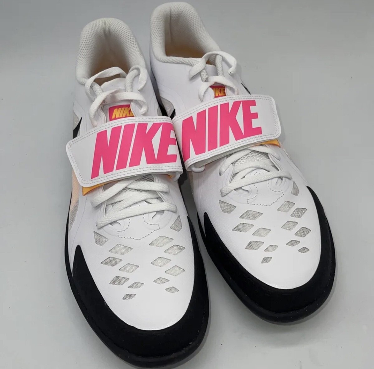 Nike Zoom Rival SD 2 White Black Throwing Shoes 685134-102 Men's