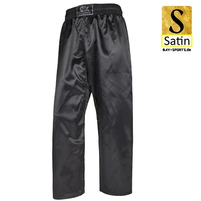PX® UNI komplett schwarz black Kickboxhose Kickboxen schwarz Hose Kickboxhosen - Bild 1 von 3