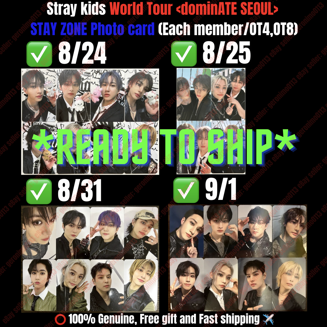 Stray Kids World Tour dominATE SEOUL STAY ZONE-8/24.25.31.9 Stray Kids World Tour dominATE SEOUL STAY ZONE-8/24.25.31.9