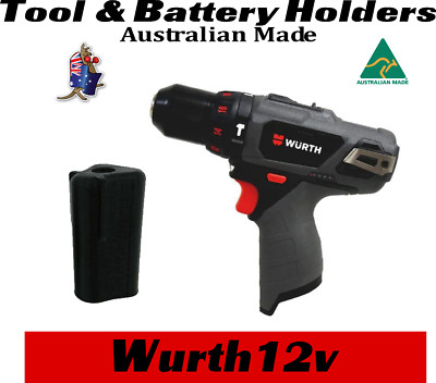 Wurth M12 tool & Battery holder mount bracket storage 12v 12 v Drill Impact