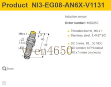 Original TURCK NI3-EG08-AN6X-V1131 Inductive sensor NPN