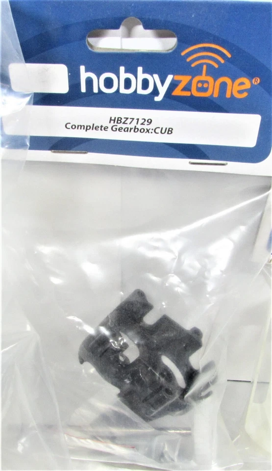 HobbyZone Cub Parts lot Cowl, Firewall w/Screws, Complete Gearbox, & hold down - Image 4 of 4