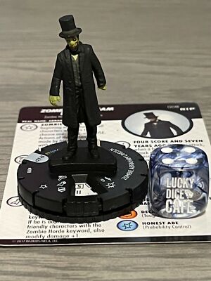 Heroclix Wizkids Undead Gravity Feed 008 Zombie Abraham Lincoln