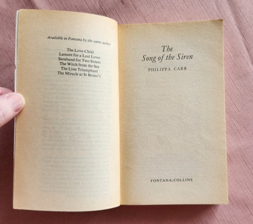 The Song of the Siren by Philippa Carr, Paperback, 1981 - Picture 3 of 13