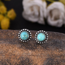 Tiny Flower Shape Stud Earrings 925 Sterling Silver Womens Dainty Jewelry