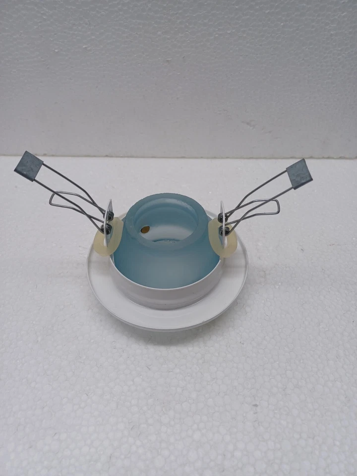 FARETTO DA INCASSO PER LAMPADE ALOGENE/LED METALLO VETRO VARI COLORI - Immagine 3 di 4