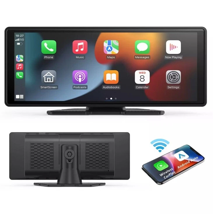 Autoradio Universel sans fil écran tactile / Apple CarPlay & Android Auto Camera - Photo 1/1