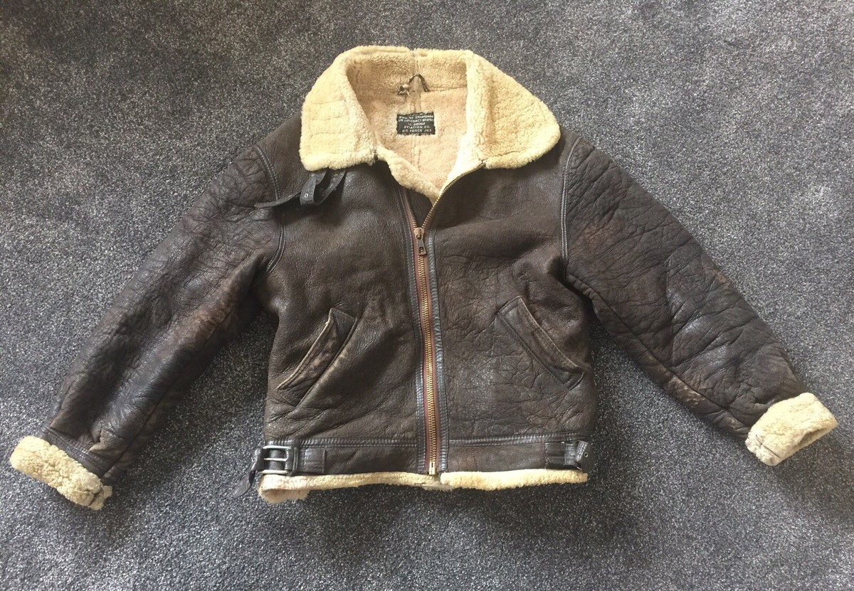 ジャケット・アウター Old US ARMY AIR FORCE B3 Flight Jacket 廉価版ですが無問題！【アメリカの軍服】陸軍航空隊B-3レザー