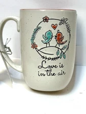 Love Is In Air Bird Ceramic Stoneware Mug Spectrum Designz Blue Sky 16oz Coffee
