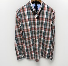 Chaps Plaid Long Sleeve Stretch Outdoor Mens Large Easy Care Casual Dress Shirt