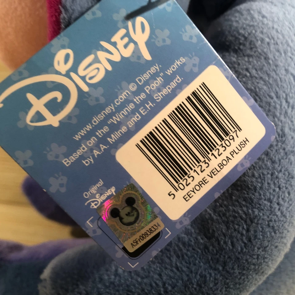 Genuine Authentic Disney Store Eeyore Large Soft Plush 12'' Toy Special Edition - Image 4 of 4