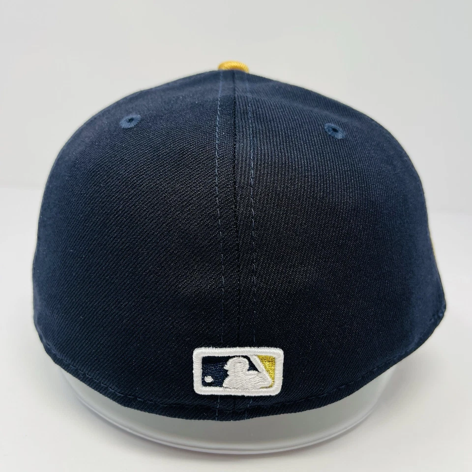 New Era 59FIFTY MLB Houston Astros Gold Low Profile Mens Fitted Hat Size 7 3/8 - Image 4 of 4