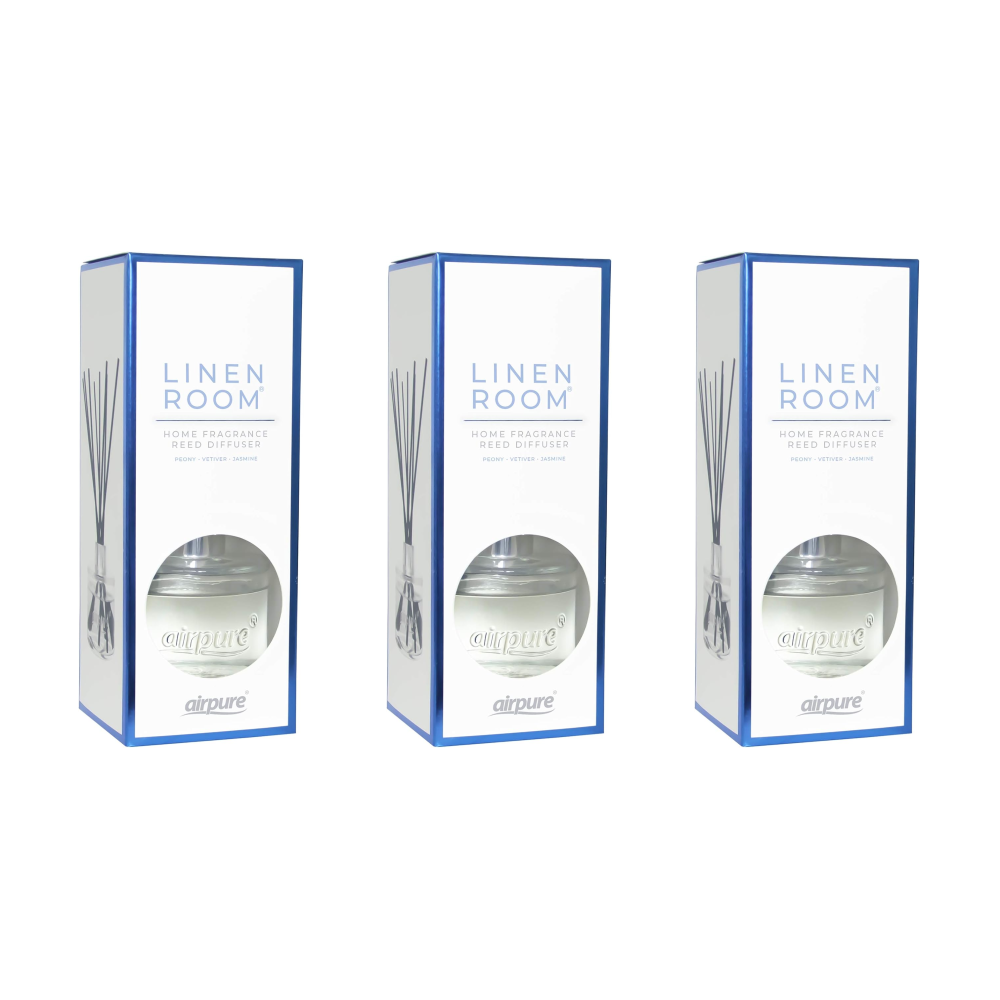 AIRPURE Reed Diffuser, 100ml Oil Set with Sticks, 8X Black 100 ml, Blue - Image 9