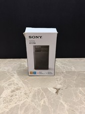 Sony ICF-P26 Portable AM/FM Radio, LED Battery Indicator, Headphone Jack, Black